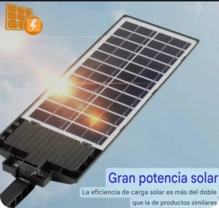 FAROLA SOLAR 504 LEDS CON MANDO