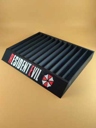 Espositore Resident Evil per 12 giochi PS5/PS4