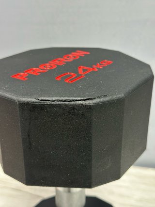 PROIRON Mancuernas Hexagonales 24 kg