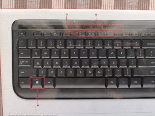 Teclado Microsoft Wired 600 Resistente a Líquidos