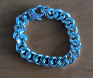 Pulsera Lotus Plata 925 Gruesa