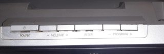 Televisor Philips Negro y Plateado