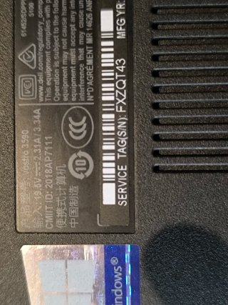 Dell Vostro 3590 Portátil Negro