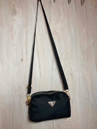 Bolso bandolera negro 20x13cm