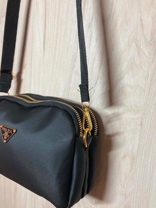 Bolso bandolera negro 20x13cm