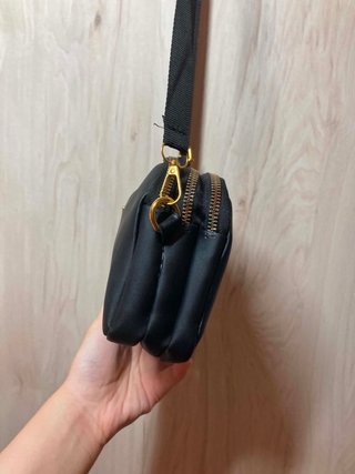Bolso bandolera negro 20x13cm