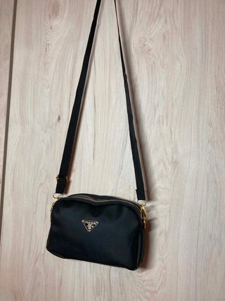 Bolso bandolera negro 20x13cm