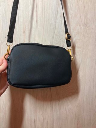 Bolso bandolera negro 20x13cm