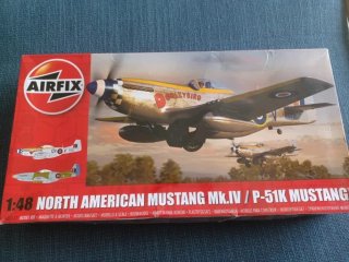 Maqueta avion Airfix P-51K Mustang Mk.IV 1/48