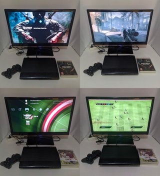 Sony PS3 Super Slim 240 GB SSD 4.93 + Giochi LEED