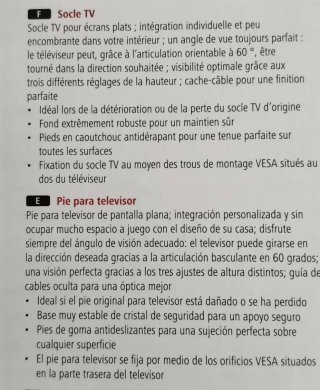 Soporte TV pantalla Plana. Nuevo. Con embalaje.