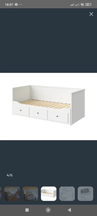 Cama Diván  Ikea con Cajones, regalo colchones