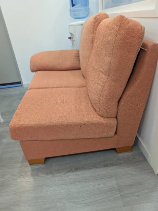 Sofá Chaise Longue Salmón 217cm