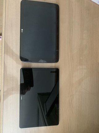 Tablets Huawei y LG Negras