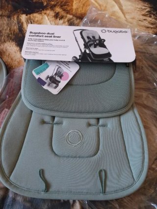 capota y colchoneta ventilada bugaboo verde