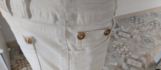 Pantaloni Denny Rose bianchi donna