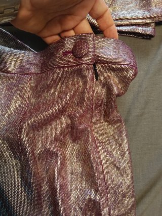 Conjunto pantalón y top lentejuelas