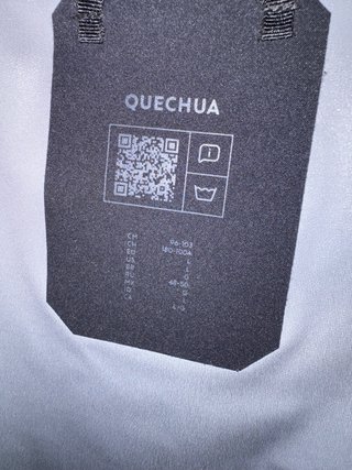 Chaqueta Impermeable Quechua MH500 Negra
