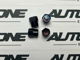 Tapones BMW 50 Aniversario negros válvula de rueda