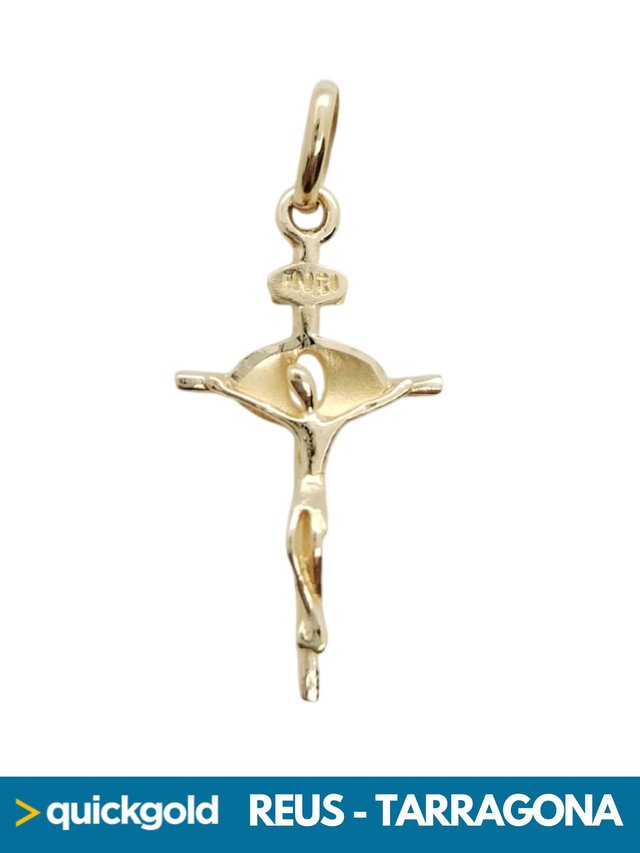 035-1094 COLGANTE ORO 18K CRUCIFIJO
