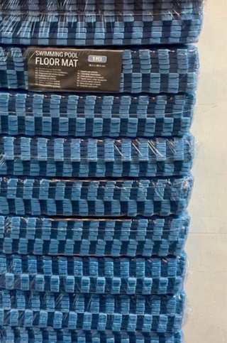 Suelo para piscina azul