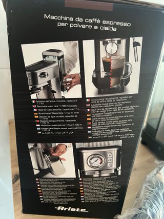 Cafetera Espresso Ariete Slim Metal 1381