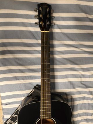 Guitarra Acústica Fender Negra