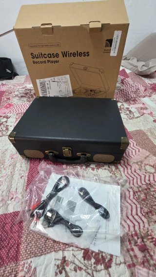 Tocadiscos Maletín Suitcase Wireless