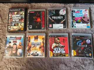 Lote Juegos PS2 y PS3: GTA, Call of Duty, Gran Tur