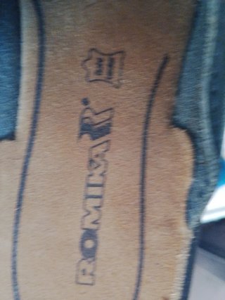 Zapatos Romika señora Azul oscuro