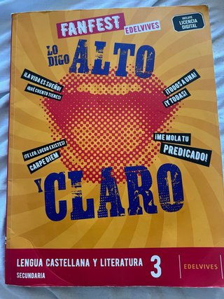 Lengua castellana y literatura 3 Secundaria