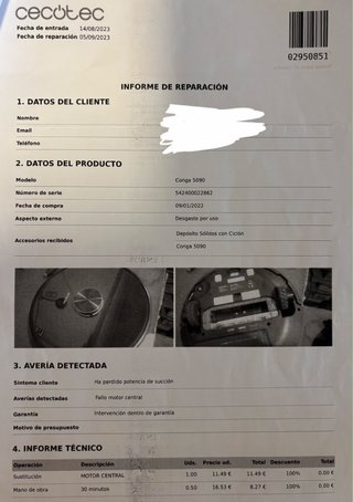 Robot Aspirador Cecotec Conga 5090