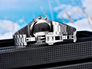 Reloj Benyar Hombre Cronógrafo Azul y Plateado