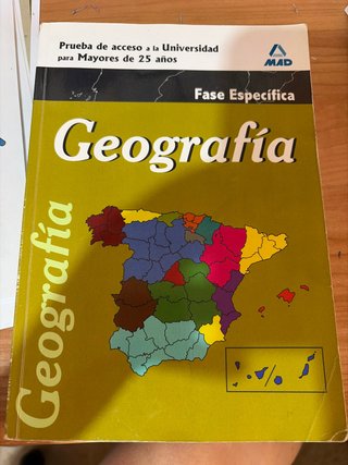 Libro geografía