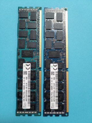 2 MEMORIE RAM 2X8GB=16GB. PC3L/DDR3L ECC