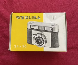 Cámara Werlisa II con funda de cuero