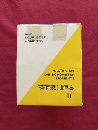 Cámara Werlisa II con funda de cuero