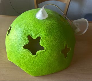Lámpara infantil. Pieza de artesanía.