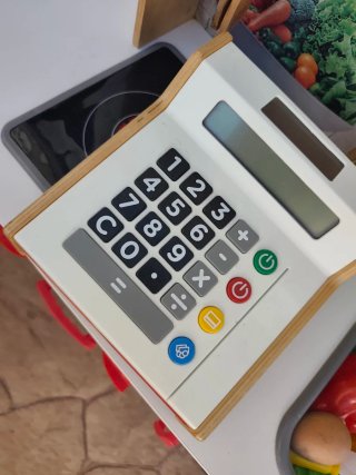 Cocina de juguete con accesorios