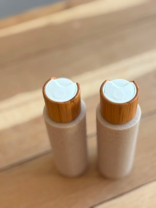 Pack de 2 botes rellenables viaje / 100 ml