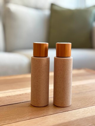 Pack de 2 botes rellenables viaje / 100 ml