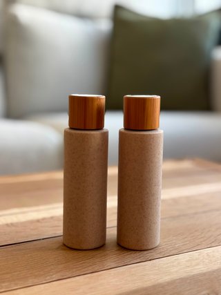 Pack de 2 botes rellenables viaje / 100 ml
