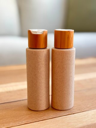 Pack de 2 botes rellenables viaje / 100 ml