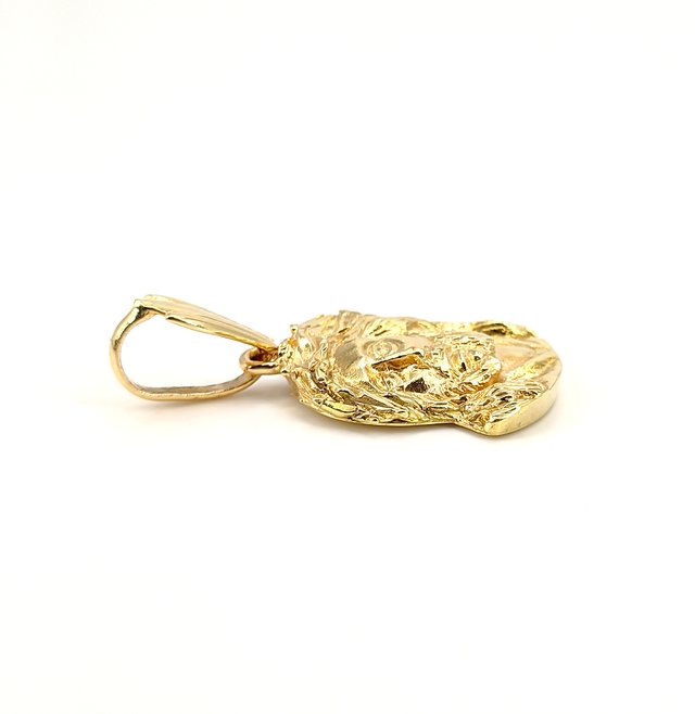 Colgante Cara Cristo de oro de 18k, 5.66 g.