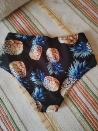 Cueca de Banho Senhora Estampada Frutas