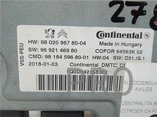 Centralita Start Stop Citroen C4 Picasso/Spacetourer (05.2013->)