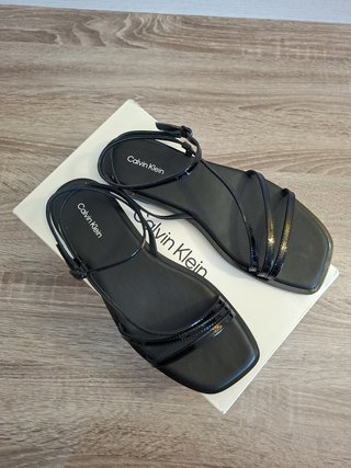 Sandalias Calvin Klein Negras Talla 38