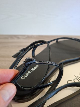 Sandalias Calvin Klein Negras Talla 38