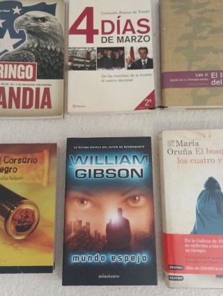 Libros histórica, políciaca, C Ficción, filosofía