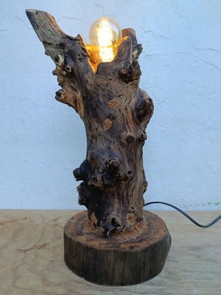 Lámpara de Olmo Artesanal 300 años